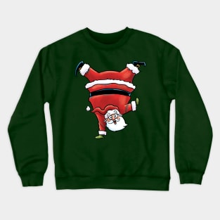 Handstand Santa Crewneck Sweatshirt